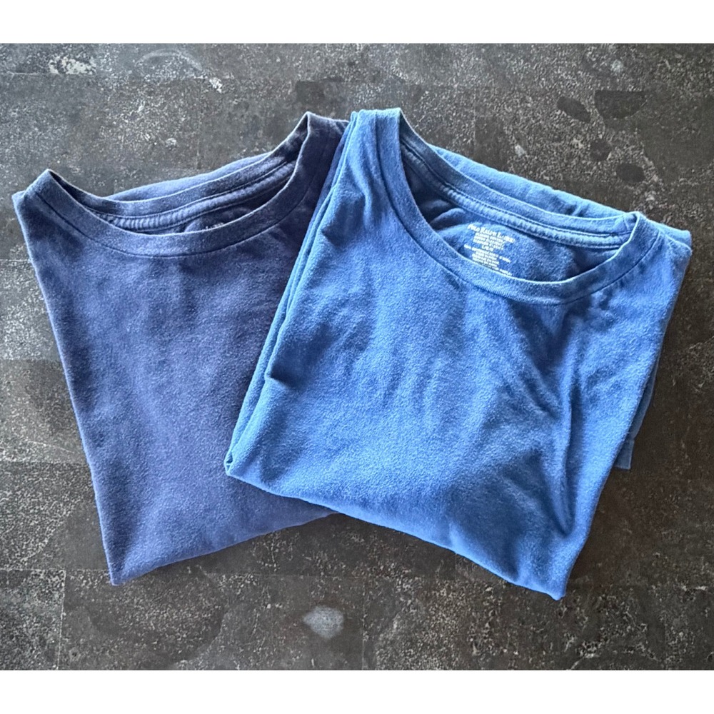 Polo Ralph Lauren‎ Mens Classic Cotton T-Shirt 2 Pack Navy Blue Medium Blue L